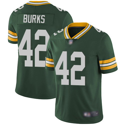 Green Bay Packers Limited Green Men #42 Burks Oren Home Jersey Nike NFL Vapor Untouchable->green bay packers->NFL Jersey